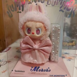 Mokoko Pink Bunny Figure